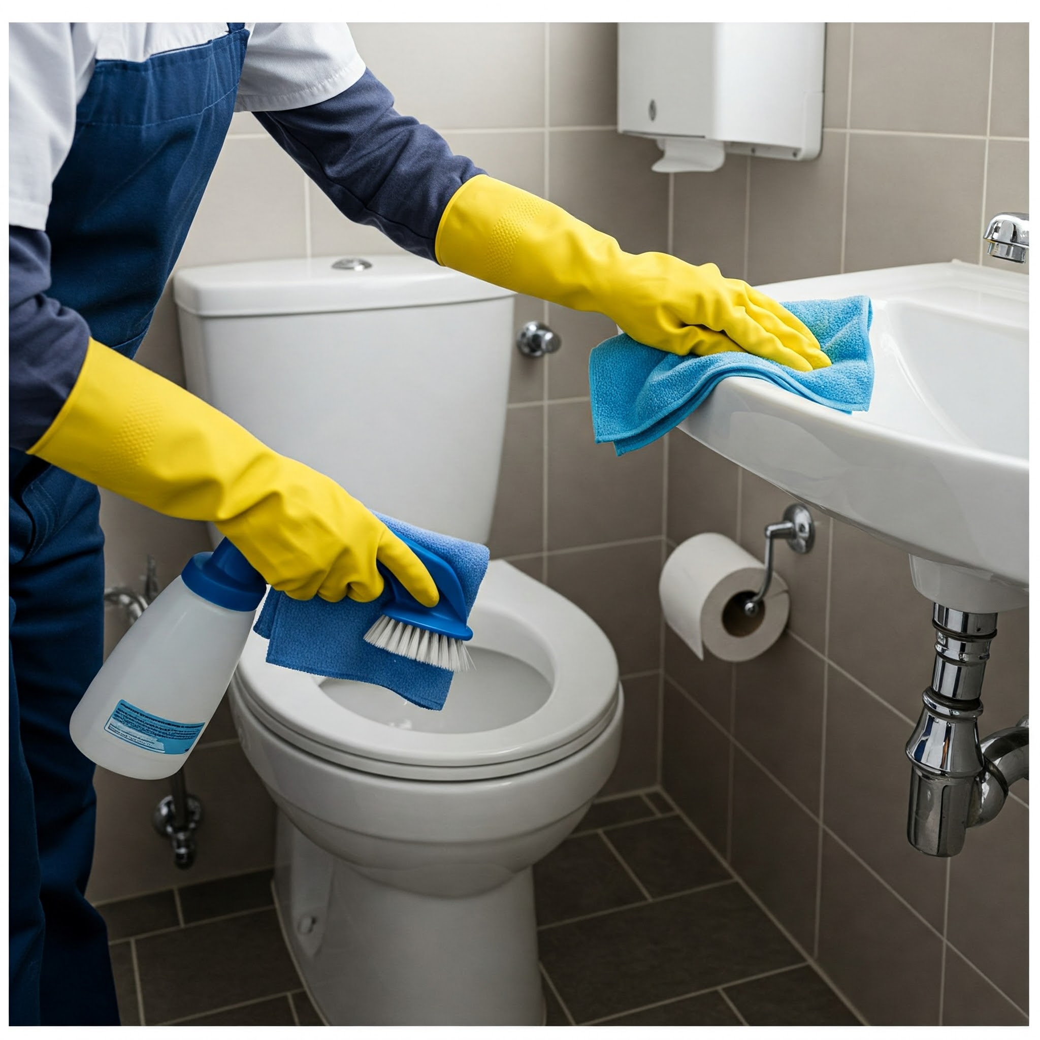 Toilet Cleaning & Disinfection